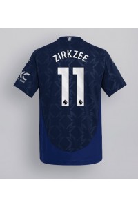 Fotbalové Dres Manchester United Joshua Zirkzee #11 Venkovní Oblečení 2024-25 Krátký Rukáv